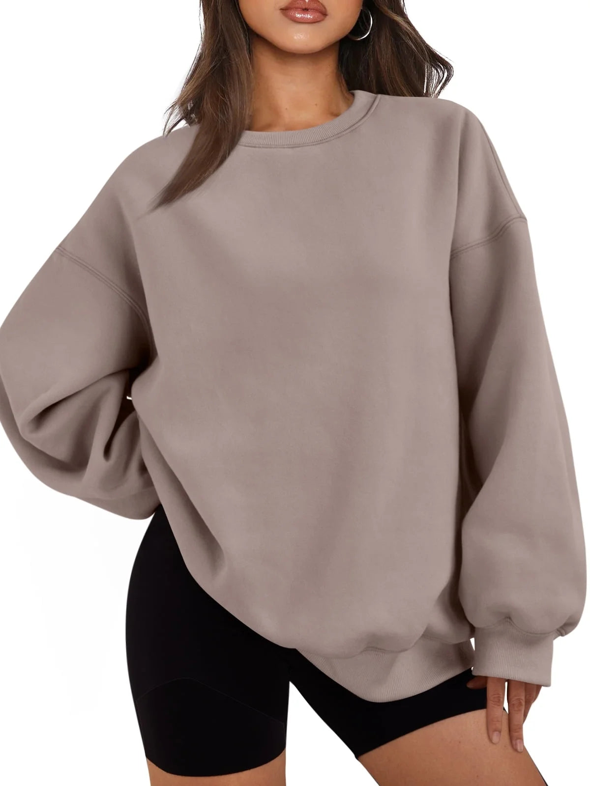 Oversized Sweatshirts for Women Crewneck Y2K Sweaters Casual Tops Comfy Fall Fashion Pullover Outfits Winter Clothes 2025